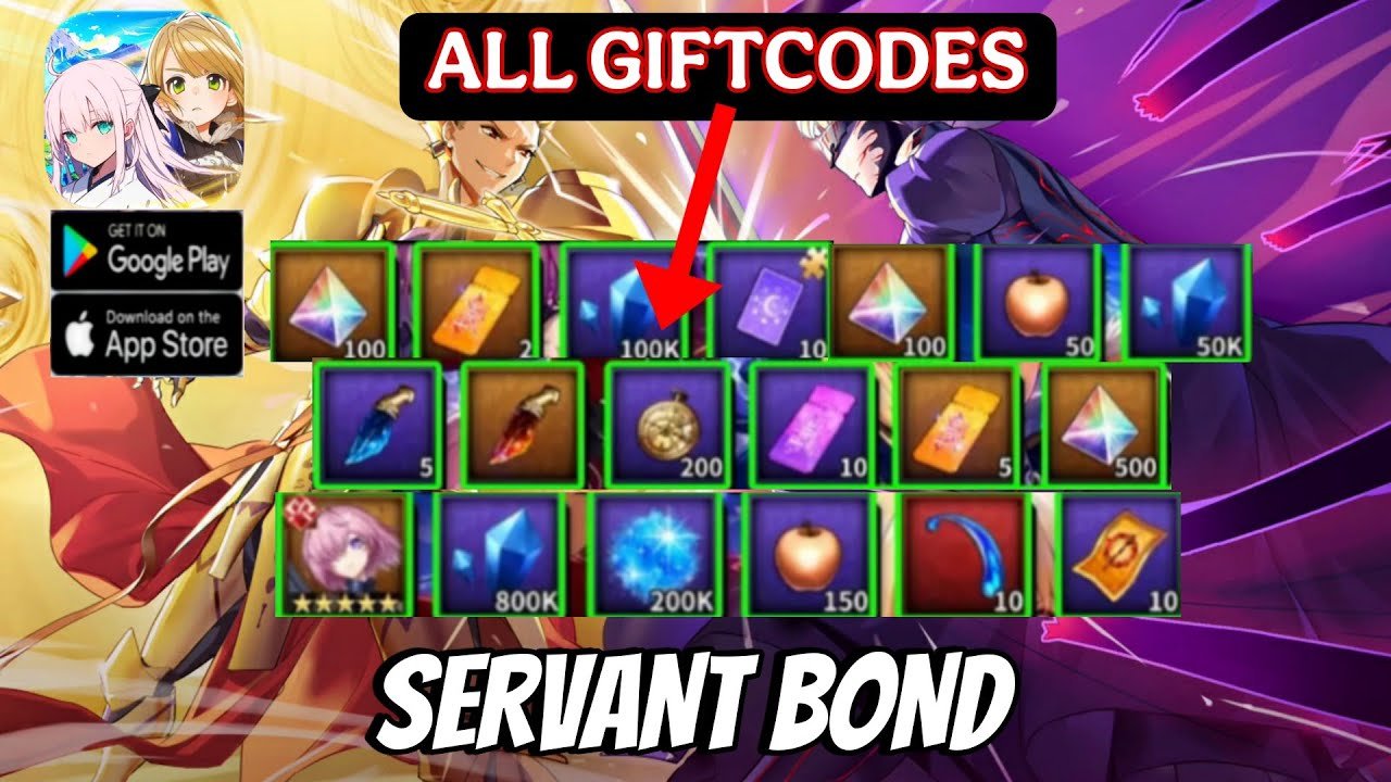 Servant Bond codes