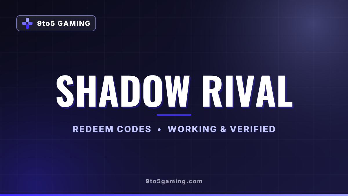 Shadow Rival codes