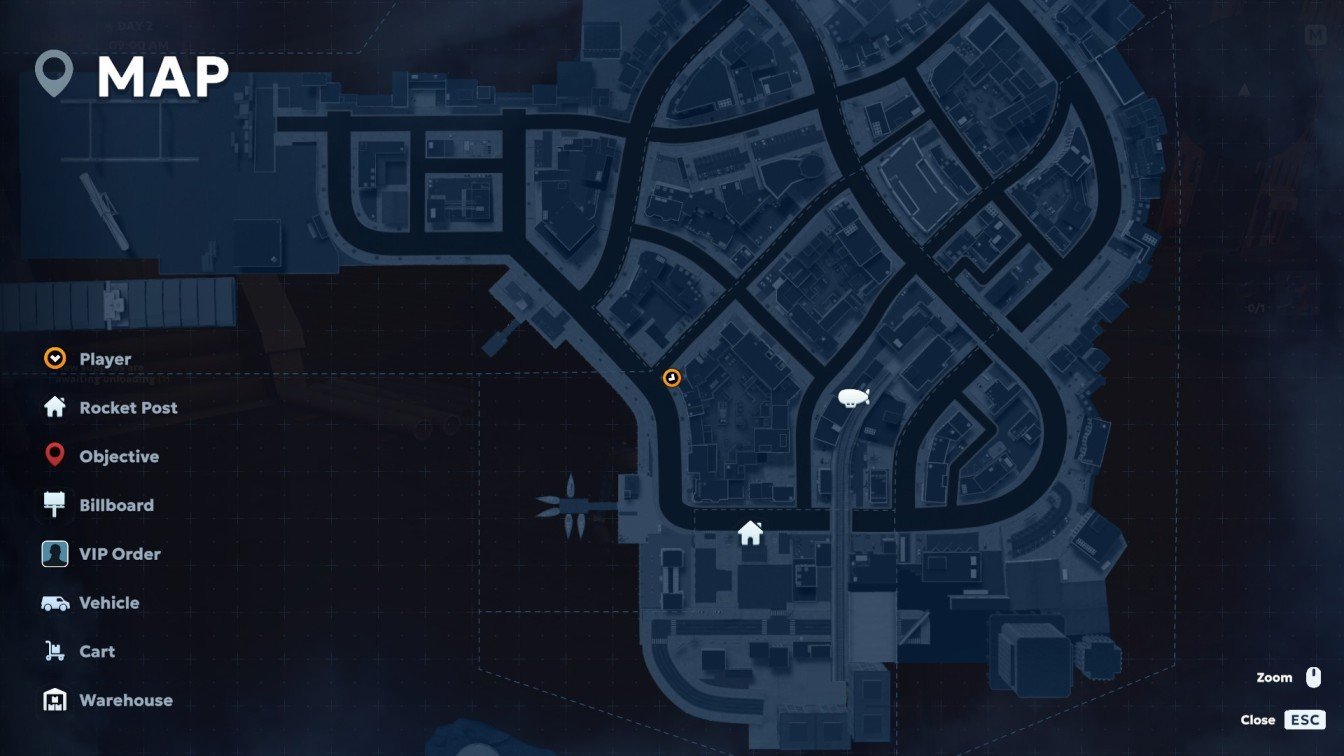 From the first robot’s location, head north along the road. Check the first turn, where you’ll find a blue broken robot lying in front of a shop.