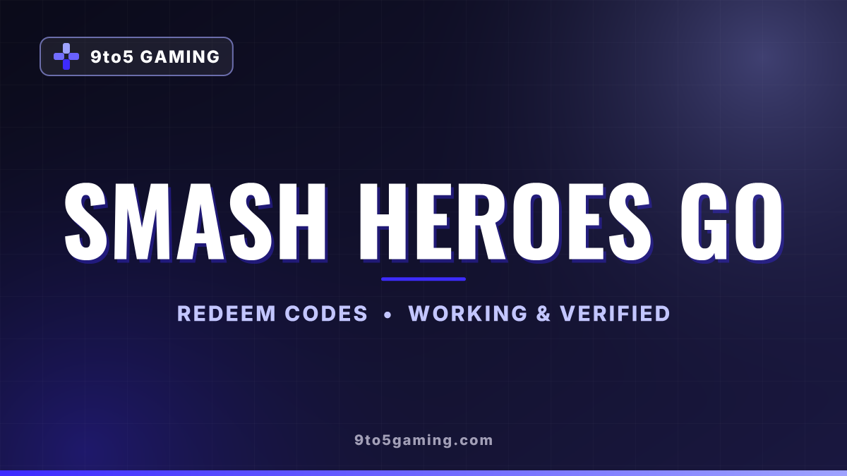 Smash Heroes GO codes