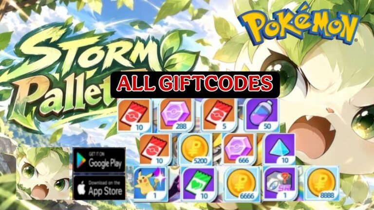 Storm Pallet Town codes