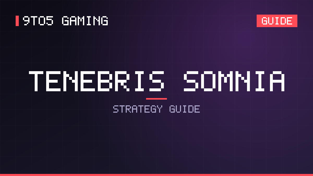 Tenebris Somnia guide cover