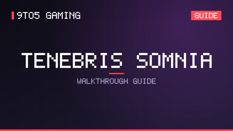 Tenebris Somnia guide cover
