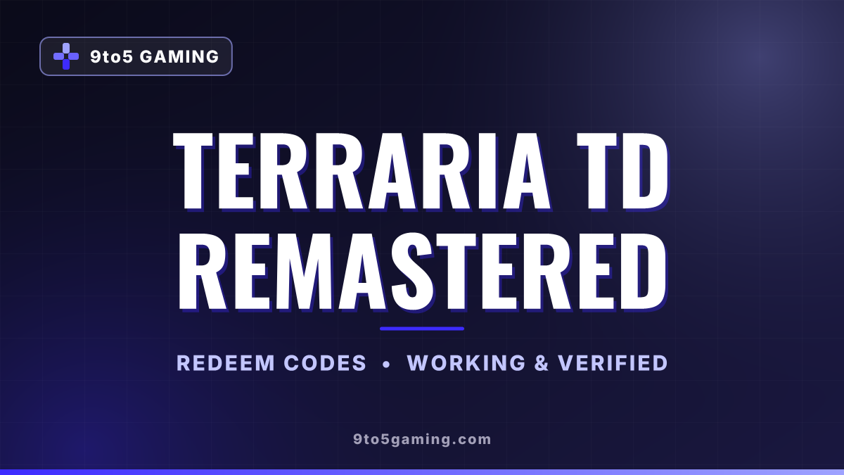Terraria TD Remastered codes