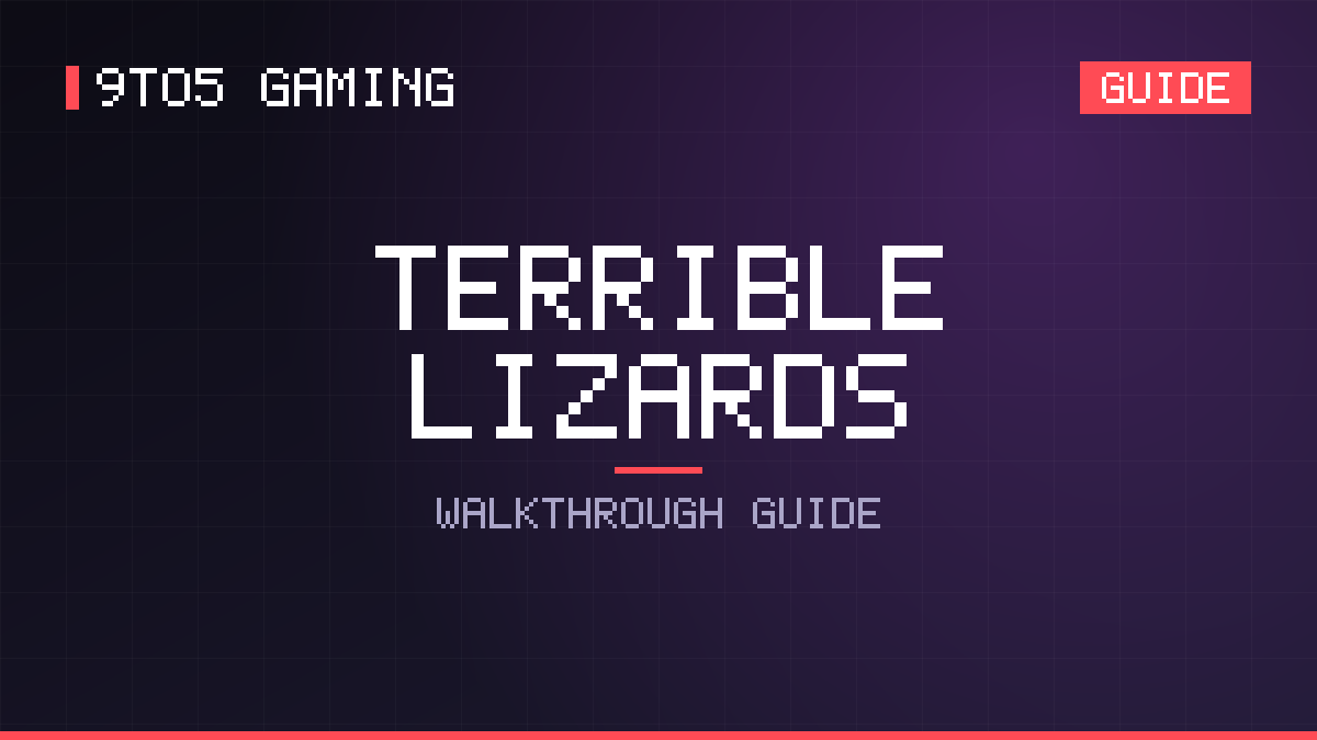 Terrible Lizards guide cover