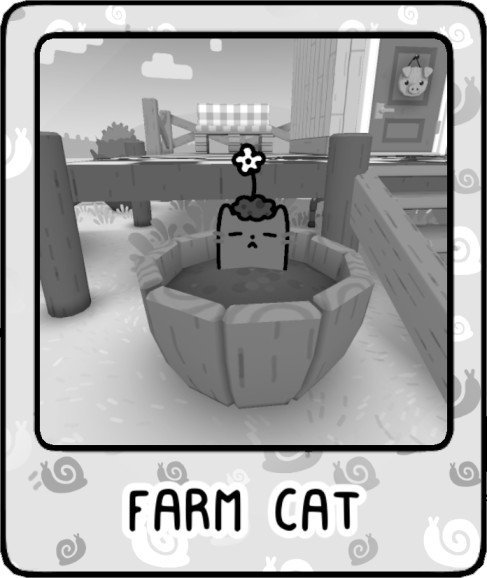TOEM 2 Cropten Farm Cat revealed by focusing on the tiny flower