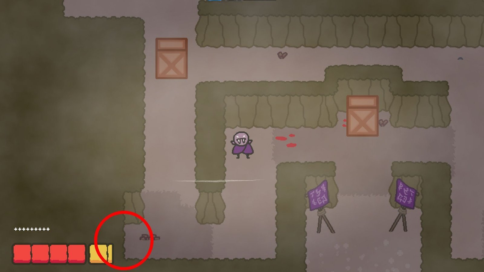 Section: Gnome 2: Hidden Path at the Start of the Maze. Nearby text: Look for a dent in the wall. Enter this hidden path to reach the second gnome.