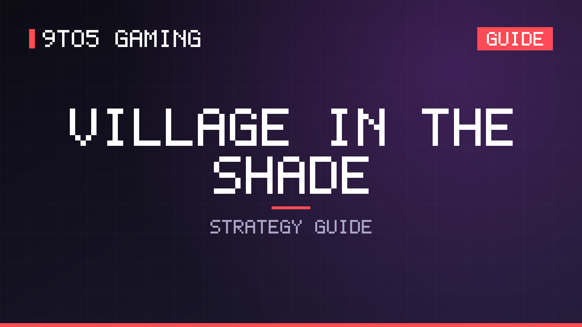 Village in the Shade guide cover